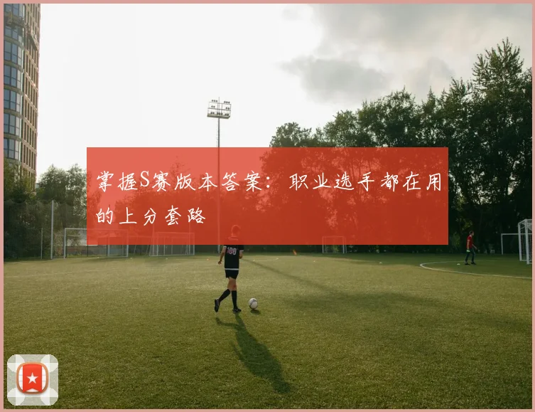 掌握S赛版本答案：职业选手都在用的上分套路